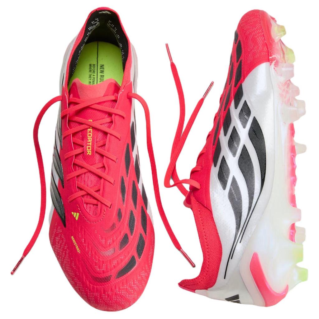 adidas Predator Elite FG Lucid Red Core Black Cloud White Unisex Sneakers JS0433