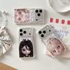 Anti-Fall Cartoon Rhinestone Phone Case for iPhone 15, 16, 17 Pro Max