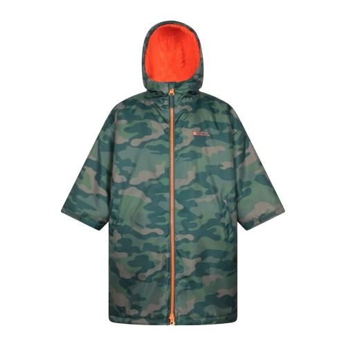 Mountain Warehouse Childrens/Kids Tidal Camouflage Waterproof Changing Robe