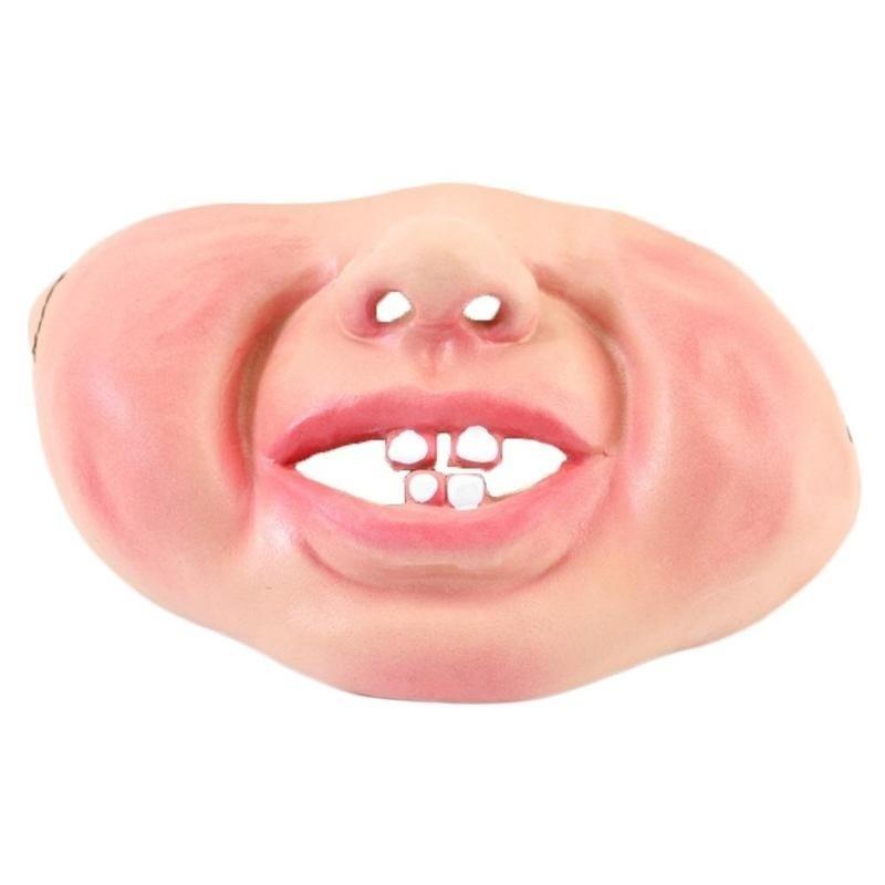 Halloween Wild Funny Mask Masquerade Cos Half Face Mask Latex Half Face Mask Funny Mask