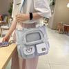 Student Large Capacity Crossbody Bag Color Block Girl Shoulder Bag Book Bag Handbag
