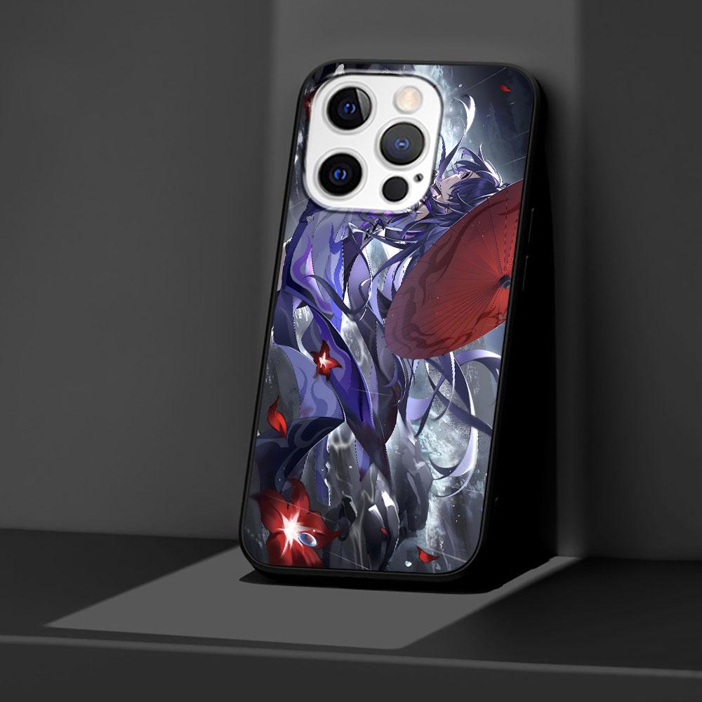 Honkai Star Rail Acheron Case for Apple iPhone 14 11 7 SE 2020 8 X XS 13 12 Mini XR 15 Pro Max Silicone Black Soft Phone Cover