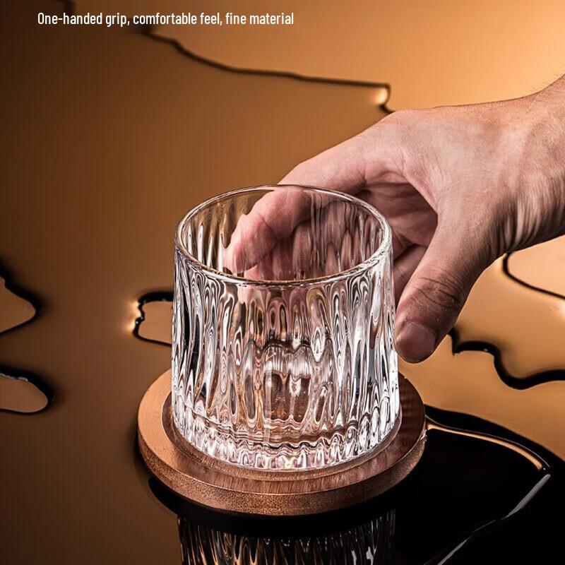 FANKAQI Luxury Crystal Whiskey Glass Set