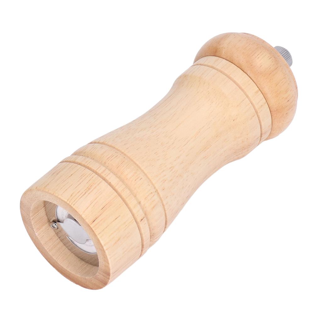 2pcs Wood Salt and Pepper Grinder   Coarseness Wooden Pepper Shaker for Kitchen Seasoning
