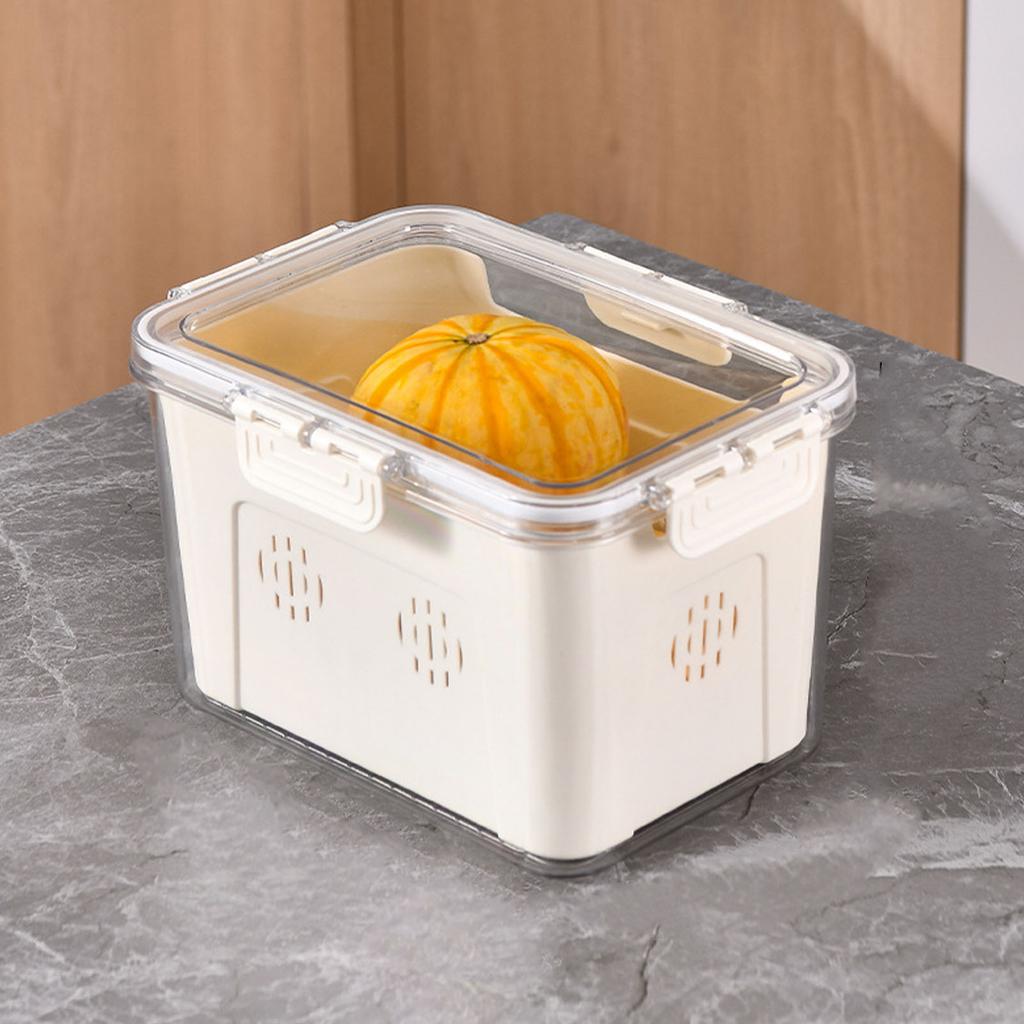 Fridge Food Storage Container PET Easy To Clean Sealed Food Preservation Box for Kitchen