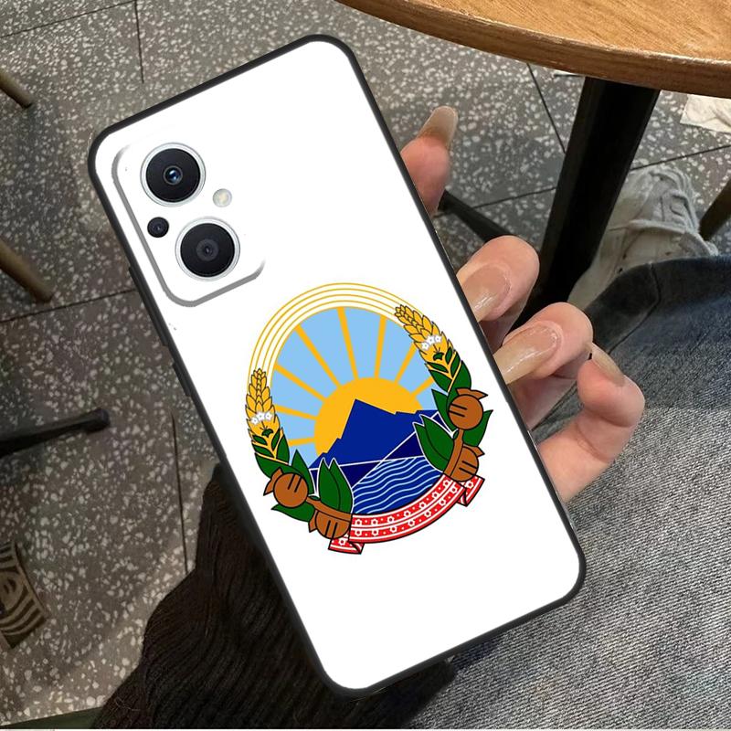 Macedonia Passport Case For OPPO Find X6 Pro X3 X2 Neo X5 Lite OPPO Reno 6 Lite 4 5 7 8 10 8T 5Z 2Z 4Z Coque