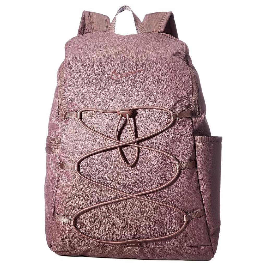 Nike W Nk One Bkpk Sports Zipper Backpack Unisex Backpacks Smoke-Gray Purple Red CV0067-298