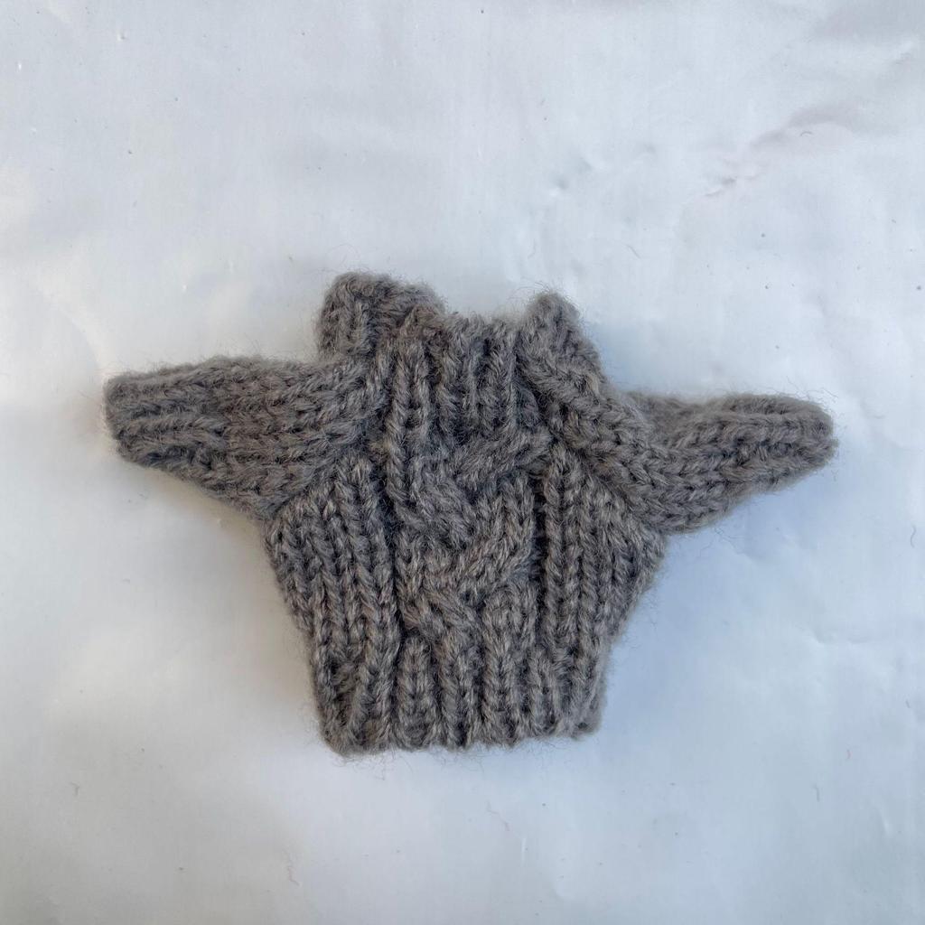 10cm Plush Doll Sweater Accessories for 13cm Palm Dog and Small Dolls