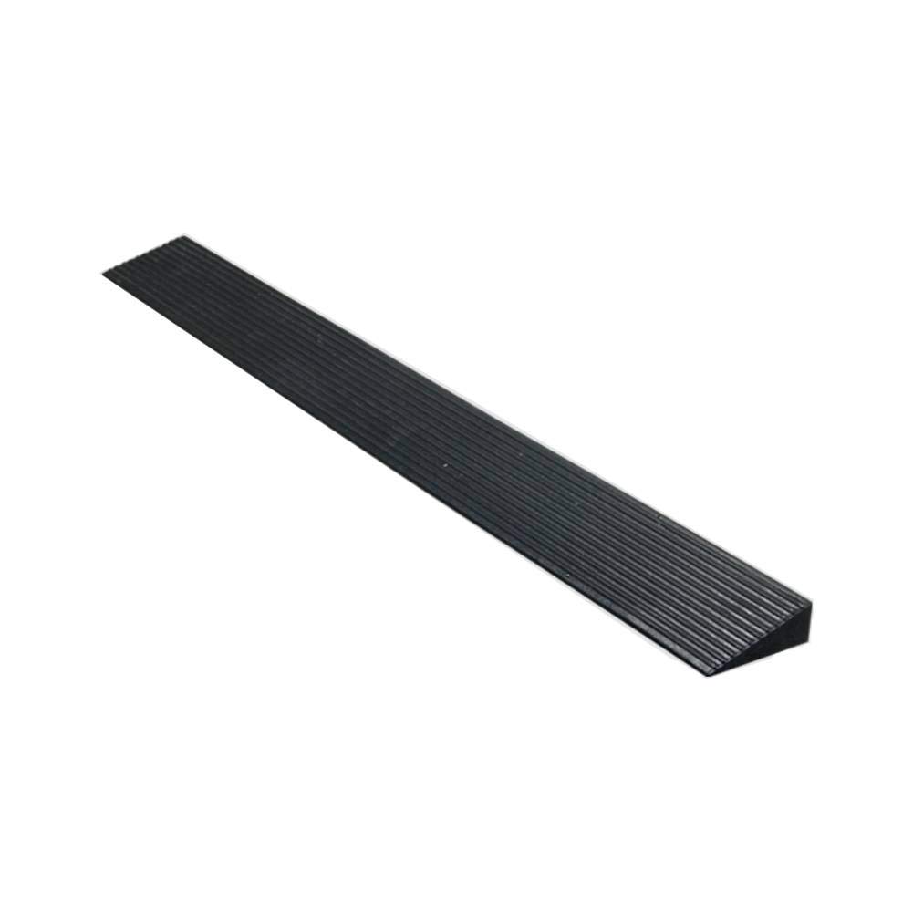 Bilaida 100cm (W) X 8cm (D) X 3cm (H) Step-Leveling Ramp, Barrier-Free Rubber Ramp, Wheelchair Ramp, Indoor Use, Factory Warehouse Threshold Ramp, Hos