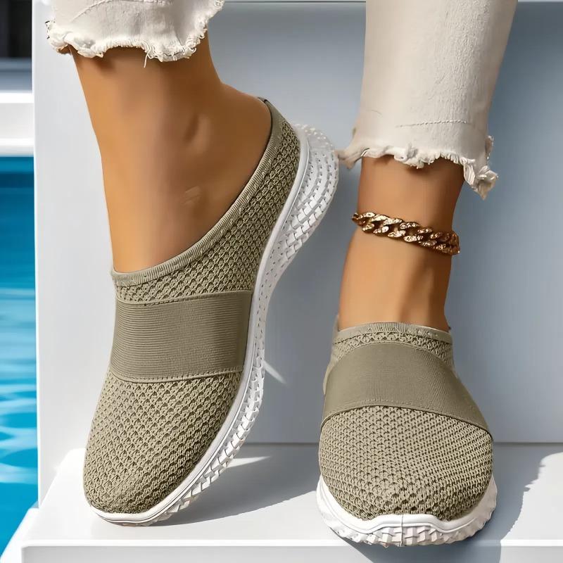 Women's Slippers Thick-soled Women's Shoes Breathable Semi-slippers Single Shoes Casual Shoes