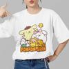 Sanrio Pompompurin Family Dog Cat White Cute Graphic T-Shirt Unisex Top Tee Gift