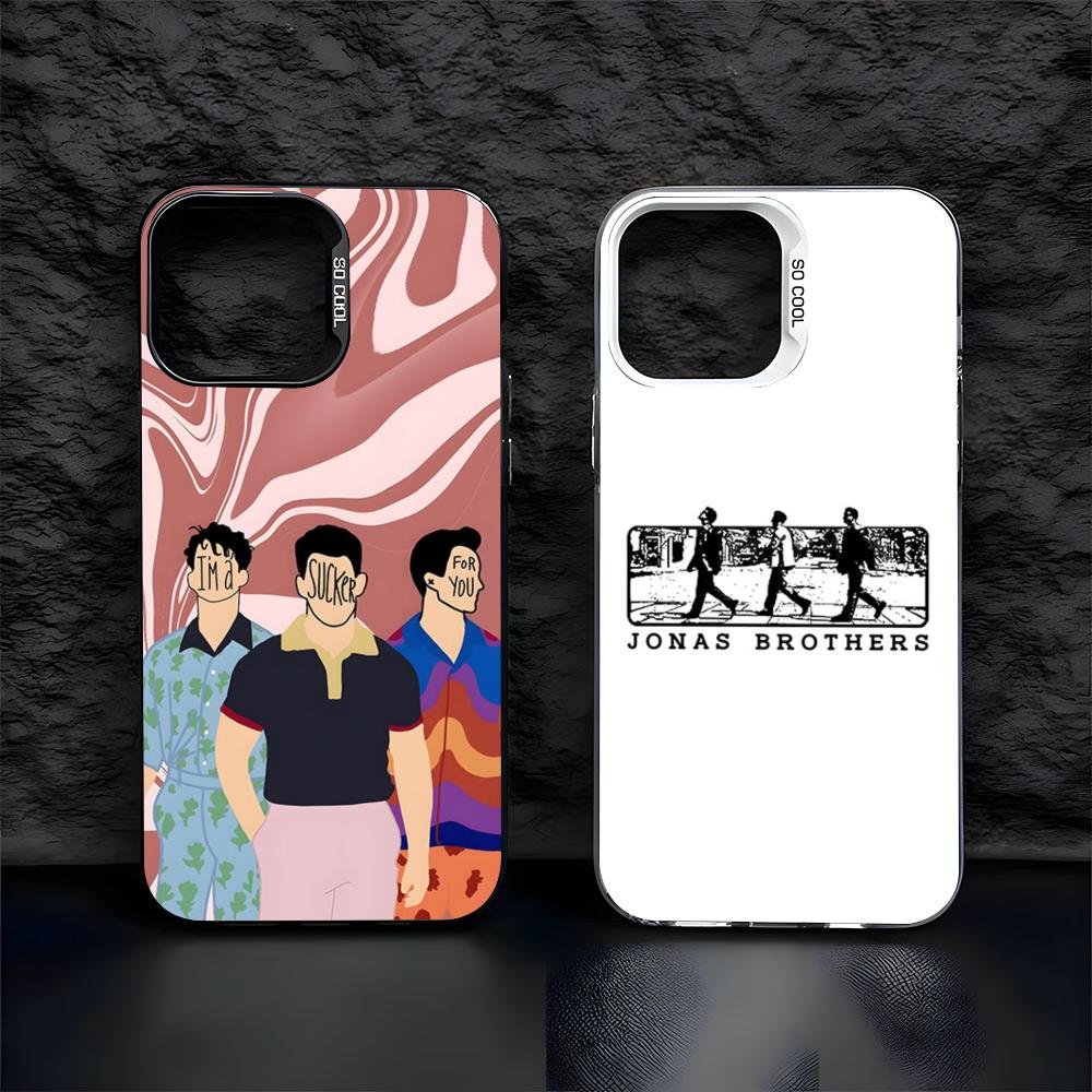 Singer J-Jonas Brothers Band Phone Case For IPhone17 Air 16 15 14 Plus 13 12 11 Pro 7 8 XS Max XR Silver Black Bumper Case