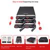 OImaster 6 Bay Mobile Backplane unterstützt 2,5'' SATA HDD SSD Festplatte mit Lüfter Schloss Hot-Swap 6Gbps Übertragung