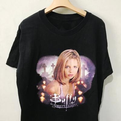 Buffy – Im Bann der Dämonen Vintage 1999 T-Shirt Klassisch Schwarz S-5XL HH04379 Unisex T-Shirt