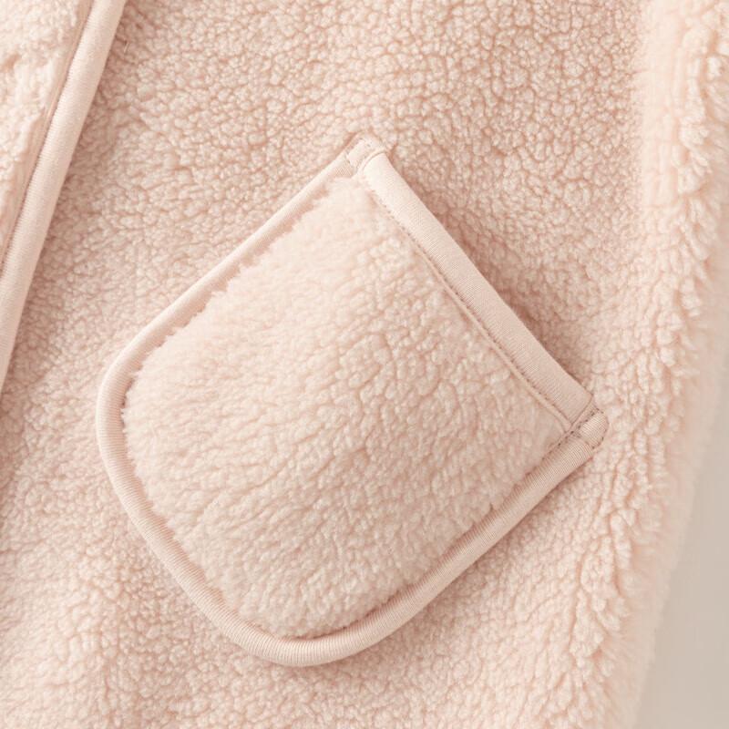 DAVE & BELLA Girls' Faux Shearling Hooded Winter Jacket