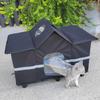 Outdoor Cat House Winter Warm Homeless Cat Tent Dog House Waterproof Kitten Kennel for Small Cat Puppy Pet Supplies