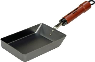 River Light Extreme Iron Tamagoyaki Frying Extra Iron Nitriding IH Rust Made In Japan K1611 Pan, Small, Nitride, Processing, Compatible, Resistant,