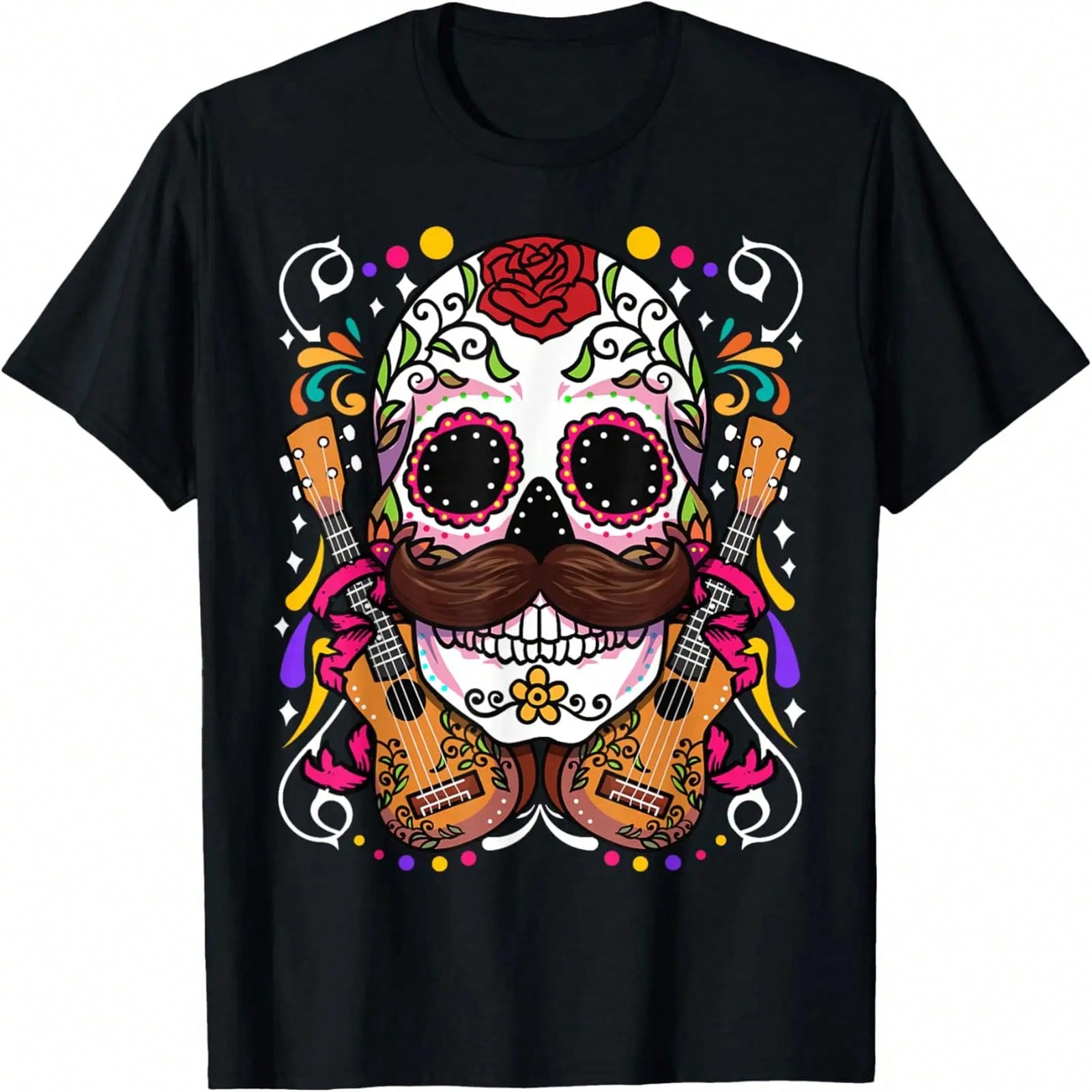 Футболка Dia De Los Muertos S разноцветный