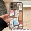 INS Travel Label Applicable iPhone11/12/13/14/15Pro Apple 16ProMax Mobile Phone Case