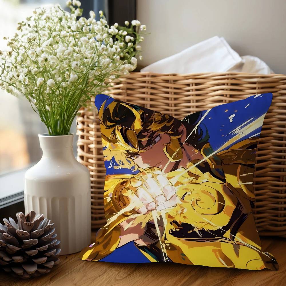 S-Saint Seiyas Cushion Cover Decorative Pillow Sofa Home Decor Case Pillow Cases