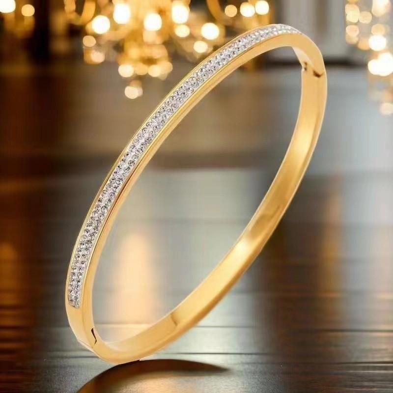 Bracelet Girls Niche Titanium Steel Jewelry Premium Sense Ins Wind Nail Opening Jewelry