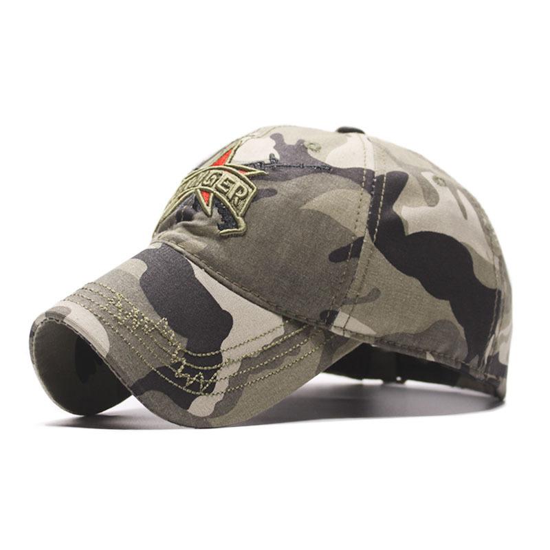 New Military Fans Outdoor Leisure Mountaineering Visor Cotton Camouflage Baseball Cap, Three-dimensional Embroidery Cap