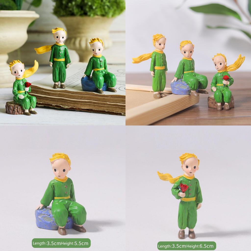Enchanting Little Prince Resin Figurines For Cake Decorations And Micro Landscapes