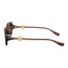 Versace Casual Niche Design Plastic Rectangular Sunglasses Women's Brown 55936534 100307439915000-Brown 56