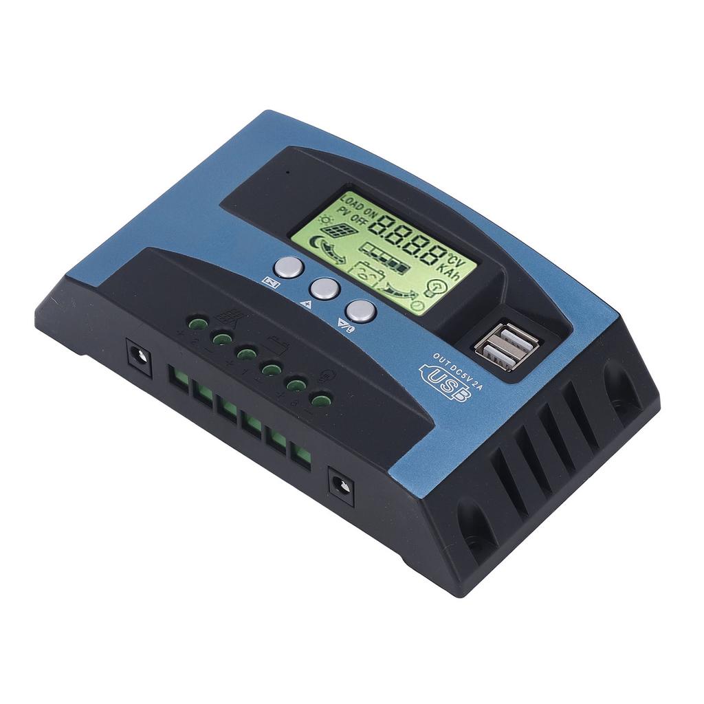 Solar Charge Controller MPPT Tracking Charging Real Time Digital Display Solar PV Charge Controller 12V 24V 70A