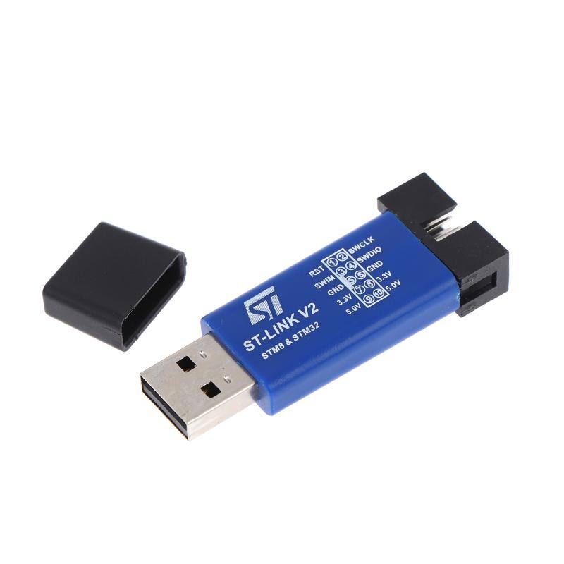 1/2/3 Stück St Link V2 Link Stlink Stm8 Stm32 Simulator Download Programmierer Mit Abdeckung Kabel Emulator Download Dupont Kabel