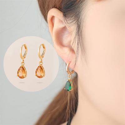Earbuckle All-match Simple Earrings Eardrop Retro Water Drop Earrings Female