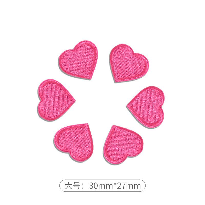 Selbstklebender Liebes-Patch-Aufkleber, Kleidung, Hosen Dekorationsaufkleber, Daunenjacke, Lochfreie Reparatur, Herzförmiger Stickstoffaufkleber