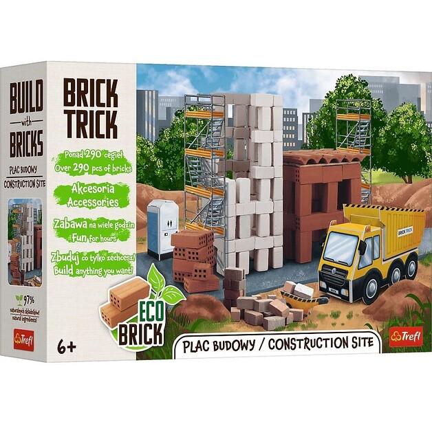 Конструктор Trefl Brick Trick из кирпича Плац будовы 61912