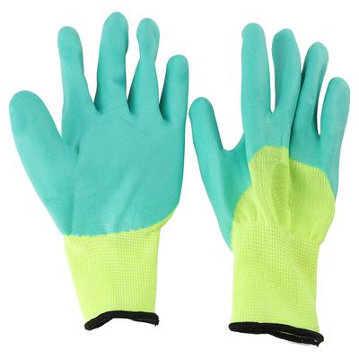 1Pár protiskluzových Vodotěsných Pracovních Pracovních Zahradních Rukavic Rukavice pro manipulaci