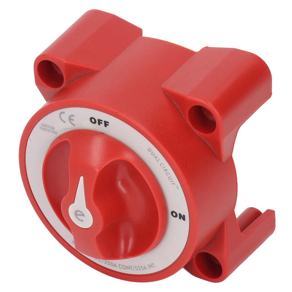 Battery Power Cutoff Knob Switch On Off 2 Positions 4 Studs IP66 Waterproof 350A Universal for Yacht