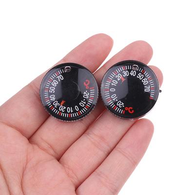 1 Stück -20~70°C 27MM Rund Quadratisch Hohe Genauigkeit Temperaturmesser Für Innen Außen Wand Gewächshaus Haus Thermometer