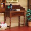 Children Safe 1/12 Miniature Study Desk with Functional Drawer Furniture For Doll House Decors And Imaginative Activity