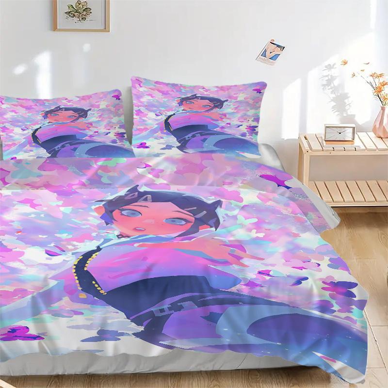 

3 шт. Набор постельного белья с цветами сакуры для дома-Универсальный трехкомпонентный комплект для спальни, гостевой комнаты, гостиной, декора отеля-Идеальный подарок для поклонников, Tra 135x200cm