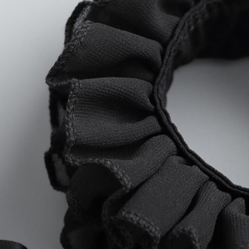 Ruffled Collar Girls Lace Victorian Collar Lapel Medieval Cosplay Victorian Ruffled Tie Collar