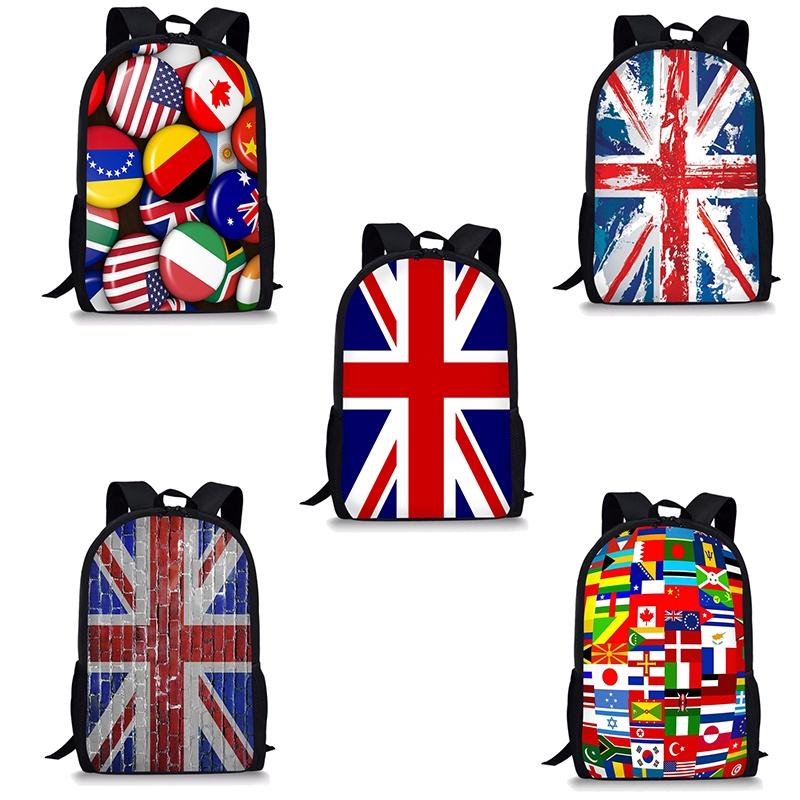 National Flag School Bags Durable And Fashionable Backpack For Students