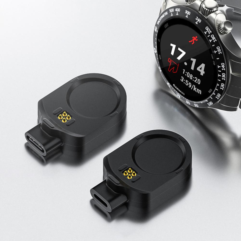 8 Pin/Type C To Garmin MARQ 2 MARQ (Gen 2) Watch Charger Connector Stable Charging Cable Converter Plug and Play for Home Travel