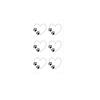 Atmospheric Love Paw Print Tattoo Sticker, Advanced Sense Point Thorn Design, Waterproof And Wear-Resistant, Personalized Sticker