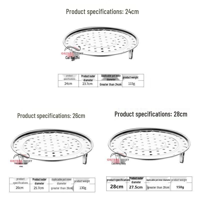 

Zhao Ran Thickened Stainless Steel Multi-function Steamer Rack