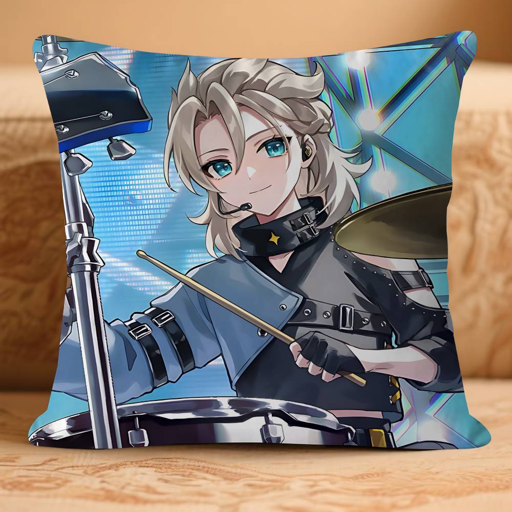 ANIME A-AlbedoS Cushion Cover Pillowcase Upholstery Sofa Throw Pillow Home Decor Pillowcas