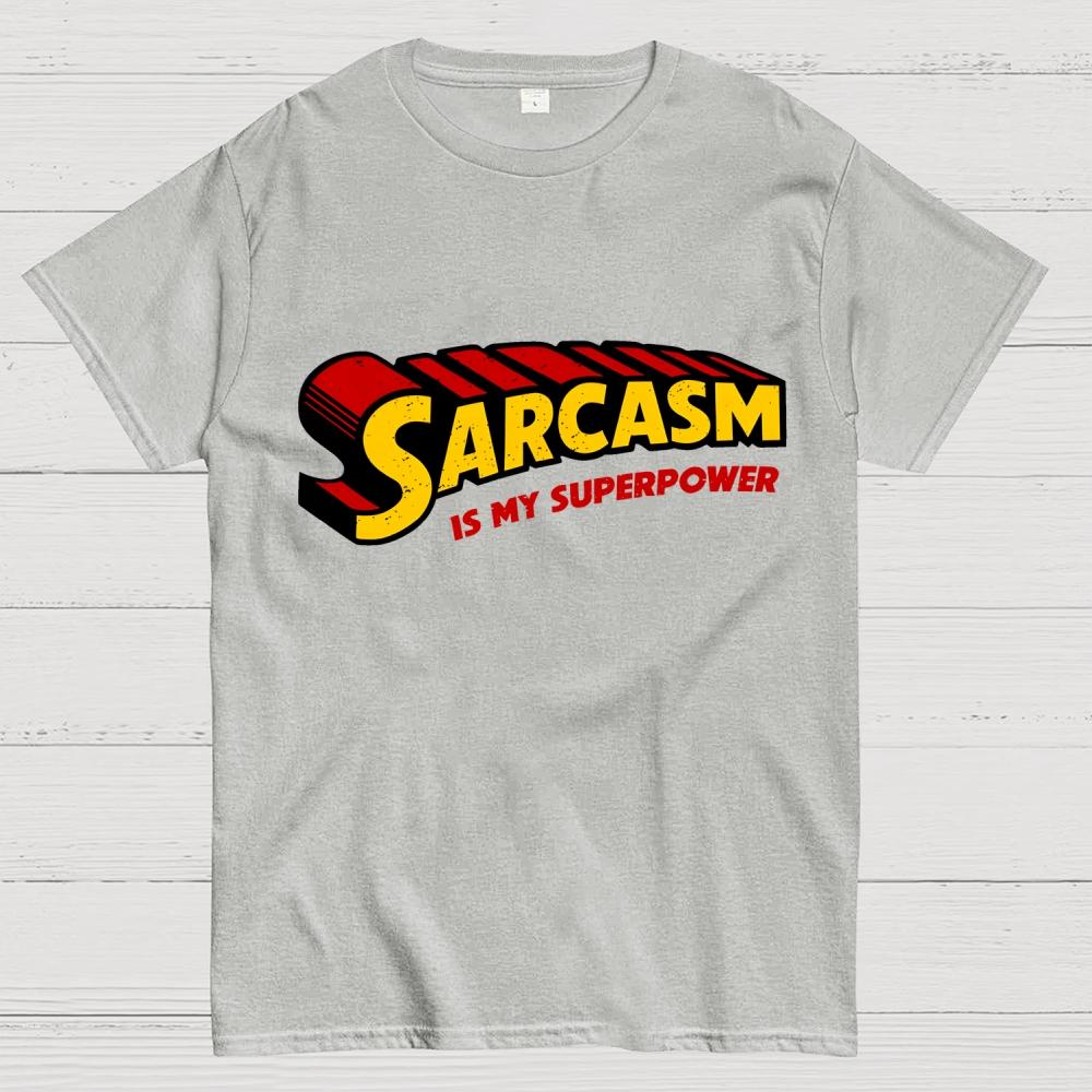 Sarcasm Cotton Summer Casual Cool Loose T-Shirt