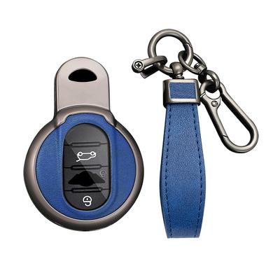 Mini Dedizierte Schlüsselhülle, Smart Key Halter, Zinklegierung, PVC-Leder, Für Mini