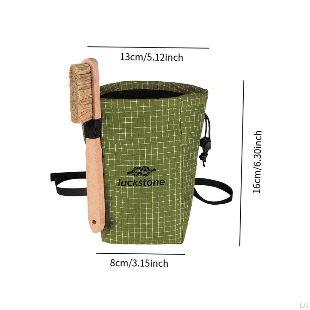 Chalk Bag for Rock Climbing Gym Gear Pouch Storage Bouldering Camping