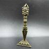 Tibetan Nepalese Brass Three Sided Phurba Ritual Vajra Sacred Home Altar Ornament Table Decor For Spiritual Seekers