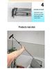 Adjustable Anti-Slip Aluminum Alloy Telescopic Folding Climbing Cane for Elderly – 5-Section Reinforcement