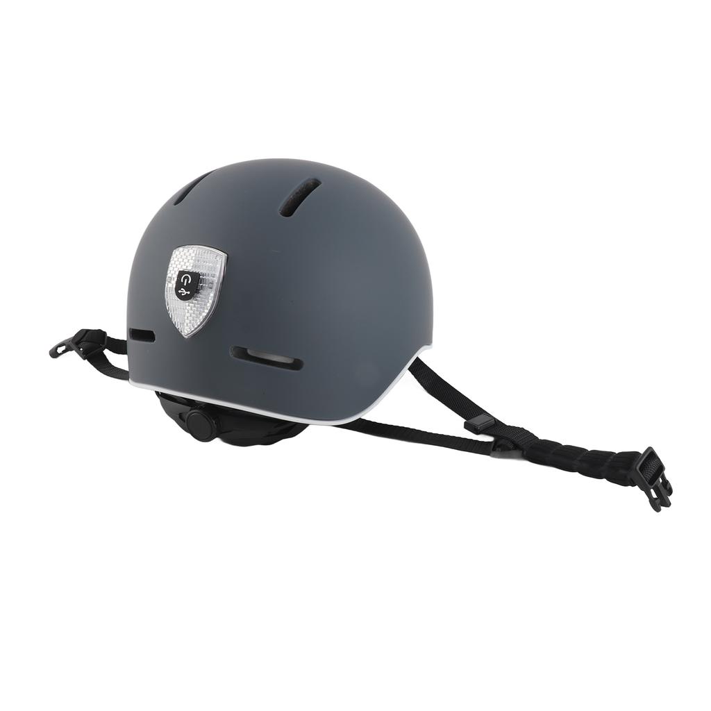 Lightweight Cycling Helmet Breathable Night Riding Mountain Bike Safety Hat with Warning Light